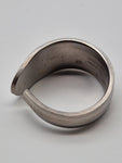 Upcycling Besteckschmuck Ring Tischfein Silber Optik