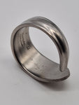 Upcycling Besteckschmuck Ring Tischfein Silber Optik