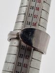 Upcycling Besteckschmuck Ring Tischfein Silber Optik