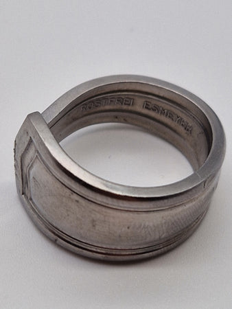 Upcycling Besteckschmuck Ring Esmeyer Silber Optik