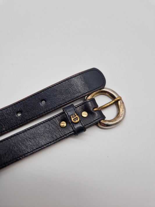 Vintage Aigner Gürtel Basic Schwarz