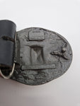 Vintage Siskeyou Gürtel 1992 Made In USA Leder Schwarz
