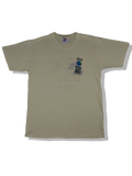 Vintage Jeerzees Shirt British Wave Ski Association Fistral Beach August 1989 Gelb L