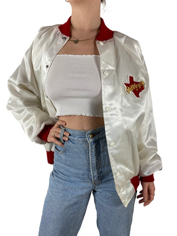 Rare! Vintage Active Generation Bomberjacke Gilleys Pasadena Texas L
