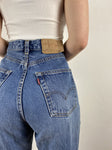 Vintage Levis Jeans Crazy Tag Blau S-M