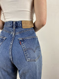 Vintage Levis Jeans Crazy Tag Blau S-M