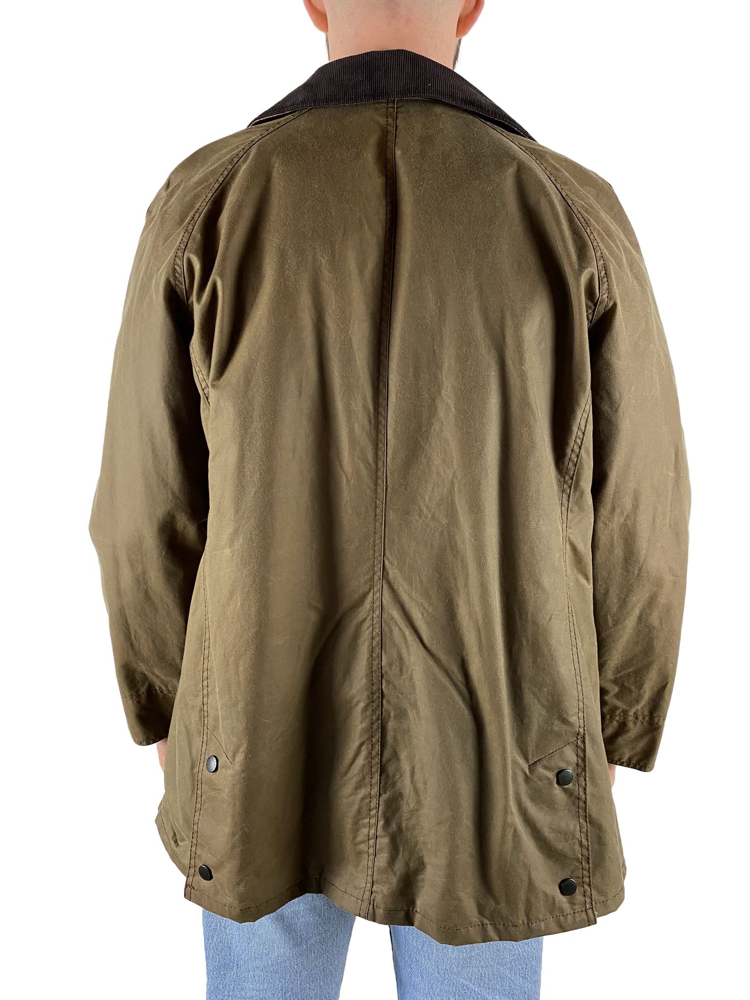 Basic Barbour Jacke Cordkragen Beige M-L - RareRags