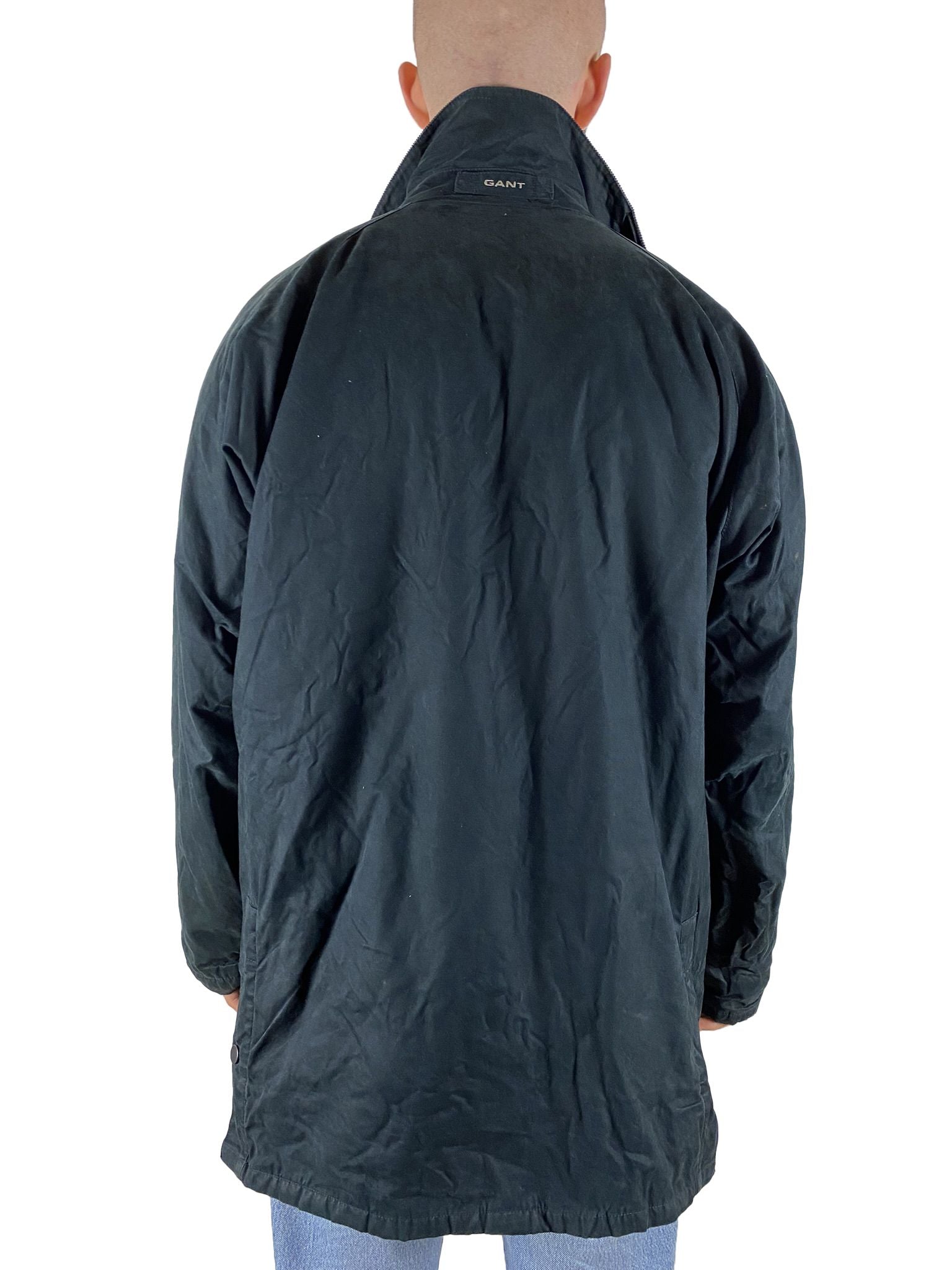 Basic Gant Wachsjacke Navy L - RareRags